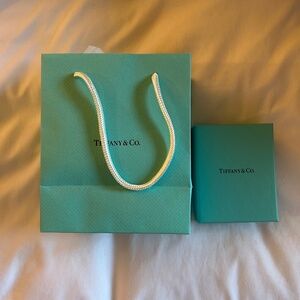 Tiffany & co box and bag